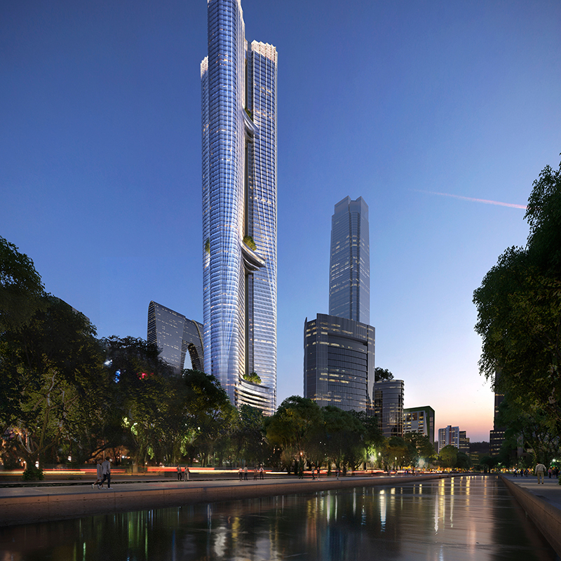 Project image of China Overseas Suzhou Supertall Project